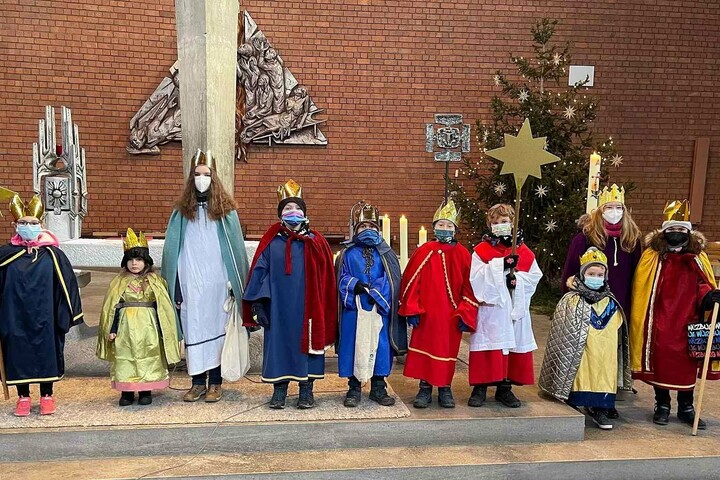 Kirchheimer Sternsinger 2022 Foto: C. Scheder